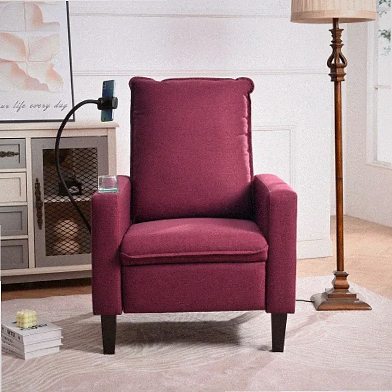 Recliner Chairs for Adults, Adjustable Recliner Sofa w/Phone Holder & Cup Holder